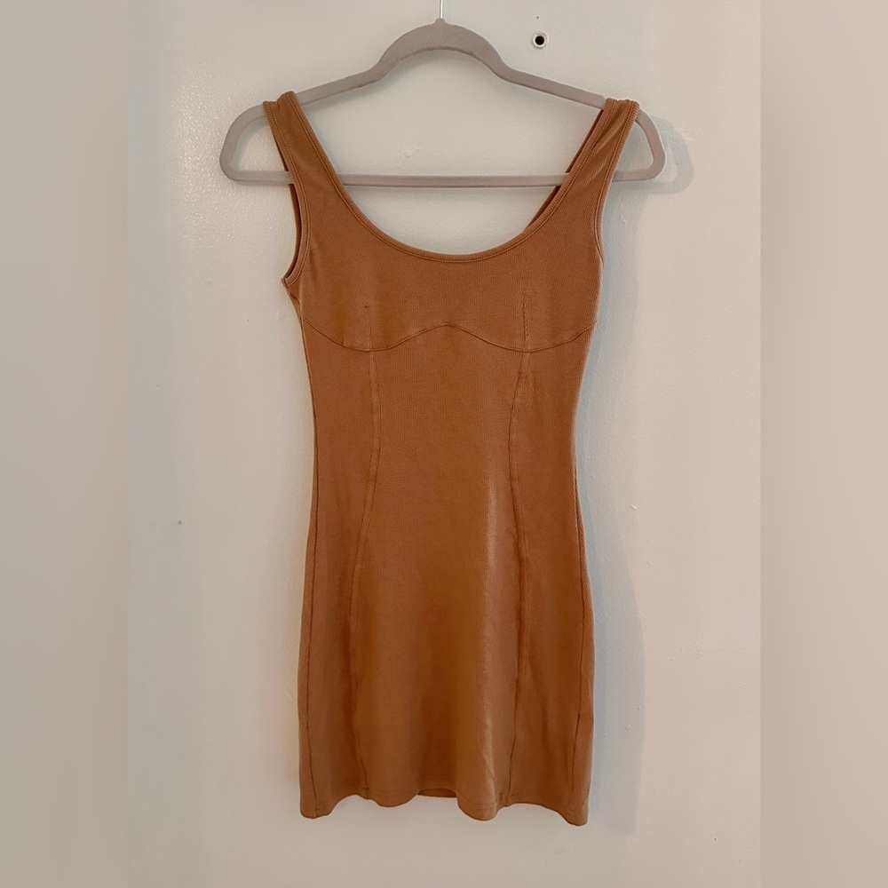 Tan Bodycon Dress